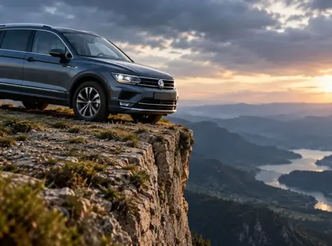 Volkswagen se asoma al abismo. Imagen generada por IA Volkswagen se asoma al abismo. Imagen generada por IA