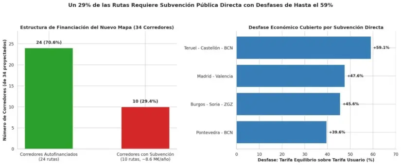 Guerra por el autobús: Transportes riega con 400 millones las rutas caducadas, con Alsa y Avanza al frente 2 Merca2 El reparto de las subvenciones en el nuevo modelo de rutas.