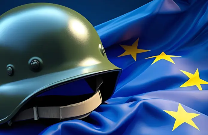 Las compañías europeas de defensa se posicionan con previsiones de crecimiento de beneficios muy superiores a la media del mercado 1 Merca2 Compañías europeas de defensa. Imagen generada por IA