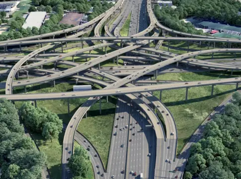 Imagen: Autopista i-285 en Georgia (Atlanta). Fuente: Ferrovial Imagen: Autopista i-285 en Georgia (Atlanta). Fuente: Ferrovial