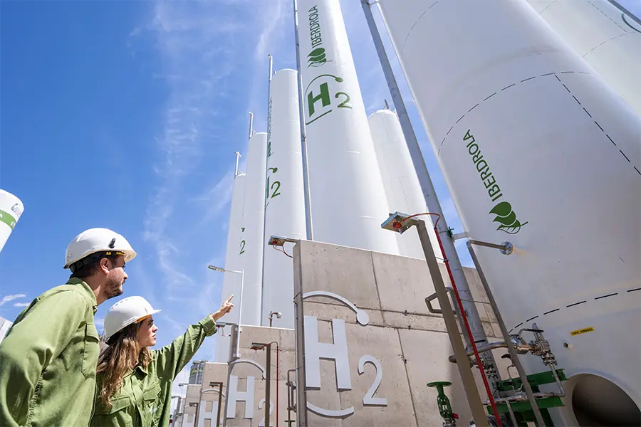 Imagen: Iberdrola. Hidrogeno verde. Fuente: Iberdrola