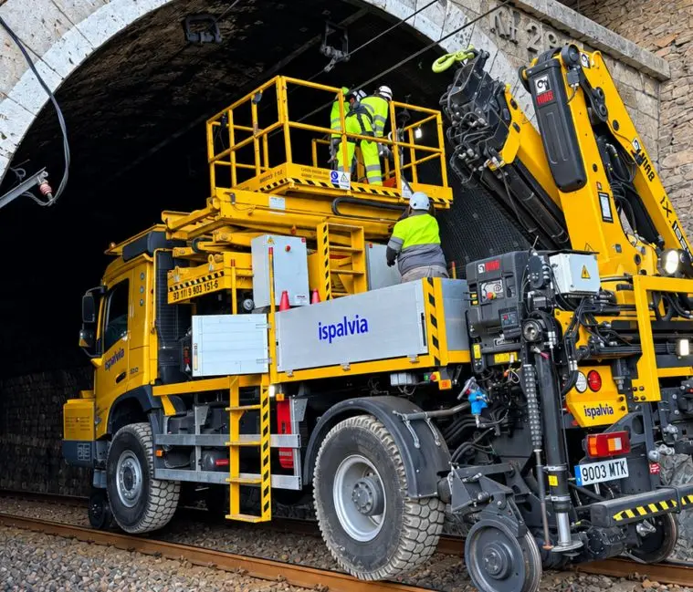 Ispalvia Electrificación de túneles de la Autopista Ferroviaria Algeciras-Zaragoza