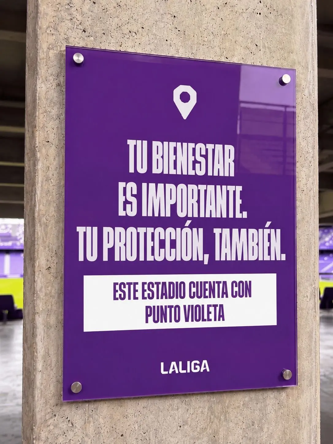 Protocolo Violeta Cartel deLALIGA