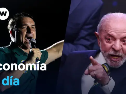 Dos hombres en una imagen de economía Brasil Mercosur