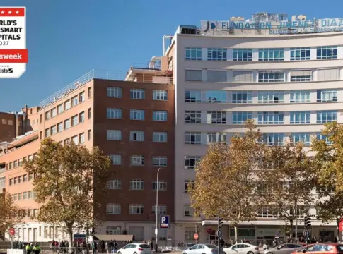 Fundación Jiménez Díaz Fundación Jiménez Díaz con distintivo de World’s Best Smart Hospitals 2027.