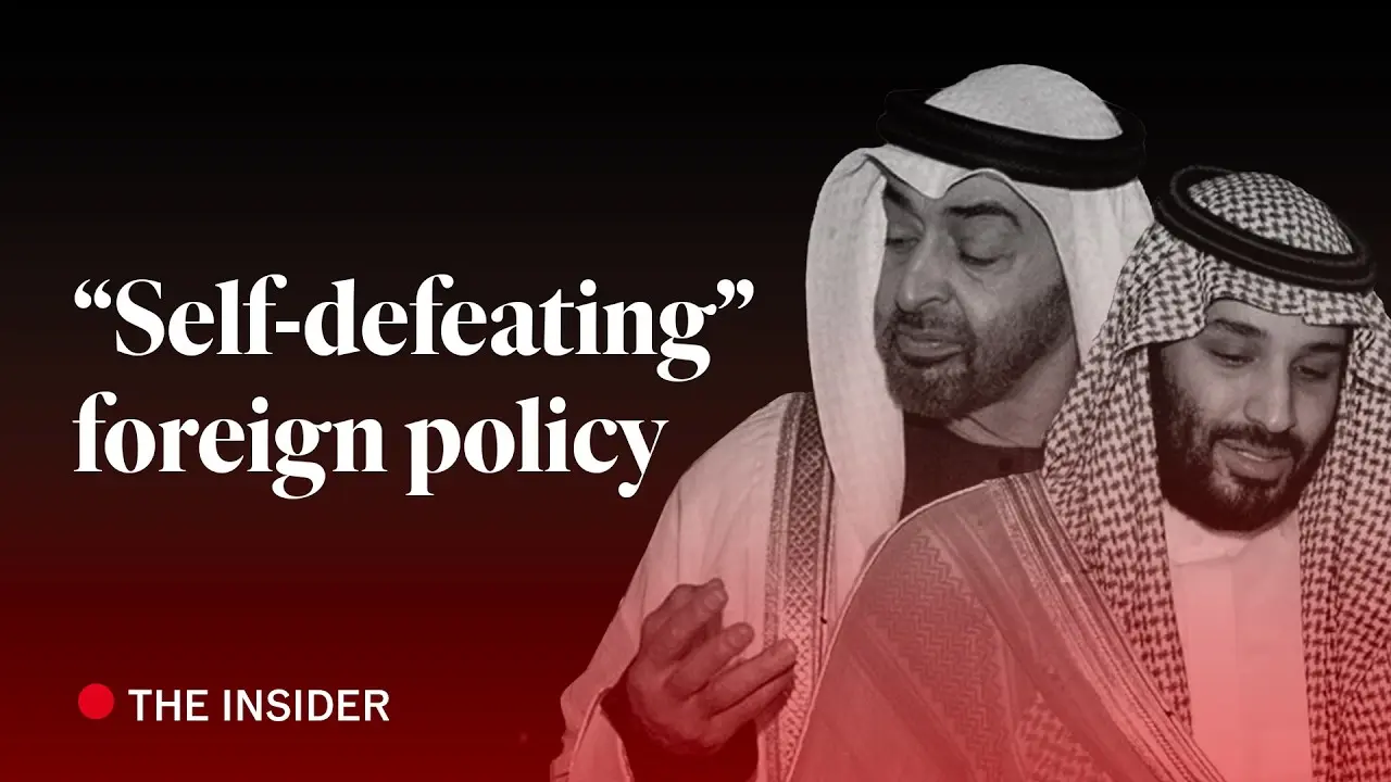 Gráfico editorial sobre política exterior guerra de Yemen