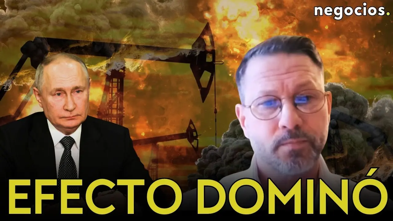 Gráfico sobre el efecto dominó petróleo y geopolítica