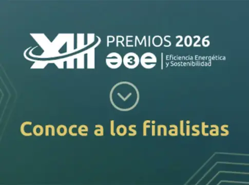 Gráfico de los Premios A3E 2026 Gráfico de los XIII Premios A3E 2026 con el mensaje Conoce a los finalistas