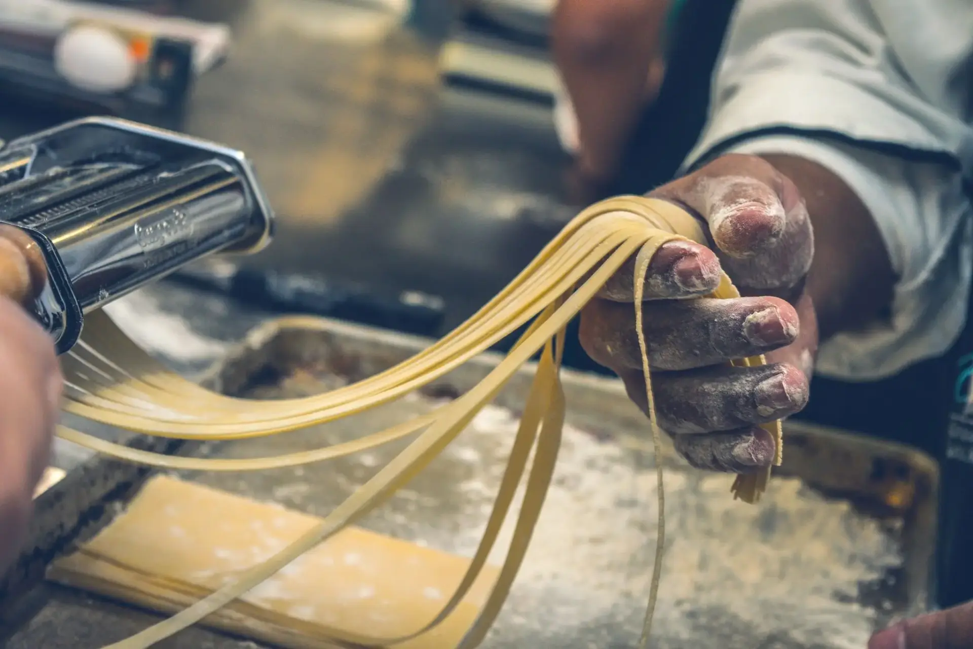 Preparación manual de pasta Garofalo Ebro Foods