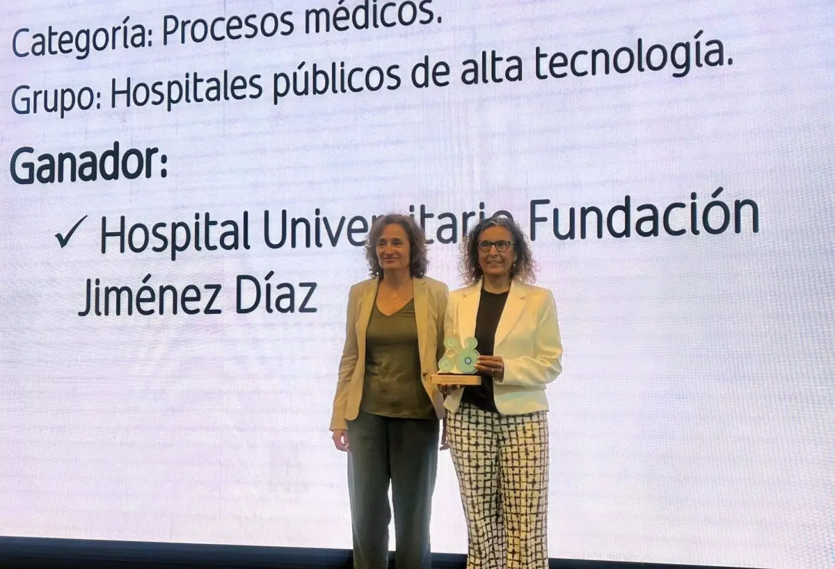 premio BSH Momento de entrega del premio a la Fundación Jiménez Díaz.