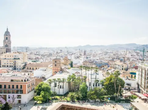 Vista panorámica del centro de Málaga burocracia urbanística Málaga